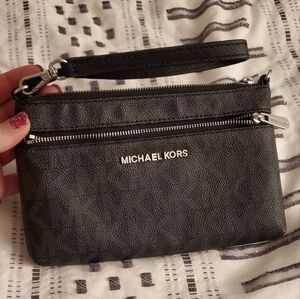 Michael Kors Black Wristlet